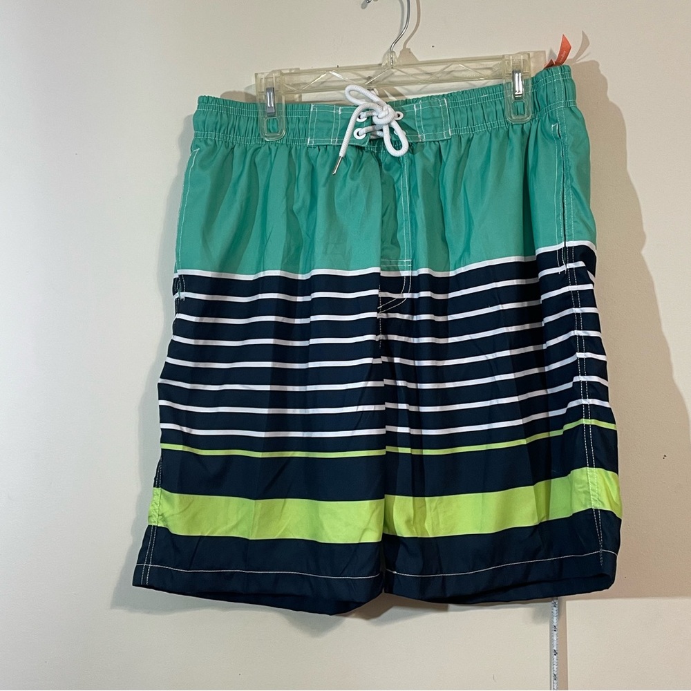 KAILUA SURF Mens Swim Trunks Long Quick‎ Dry Board shorts XL mesh lining pockets